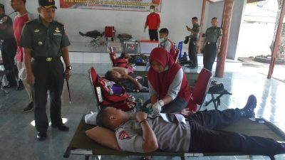 Sambut Hut Ke-17 Korem 152 Babullah Ternate Giat Donor Darah