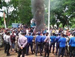 Tuntut Hak Pemdes, APDESI Halbar Gelar Aksi