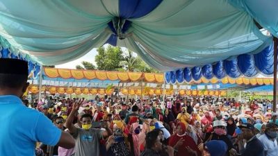 Ribuan Masyarakat Pulau Obi Banjiri Kampanye Usman-Bassam