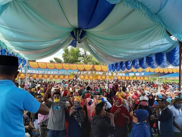 Ribuan Masyarakat Pulau Obi Banjiri Kampanye Usman-Bassam