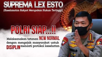 Kapolri Tegaskan Akan Menindak Tegas Siapapun Yang Melanggar Ketertiban Umum