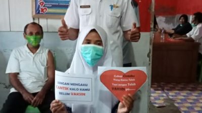Pemdes Bori Gelar Vaksinasi Bagi Pelajar Tingkat Kecamatan dan Desa