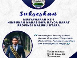 Musyawarah Hipmakabar-Malut Ke 1 Siap Dihelat
