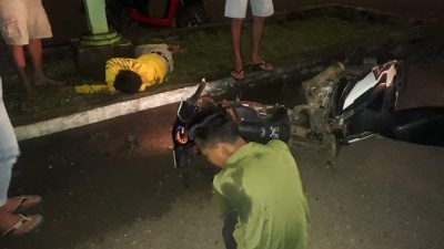 Kecelakaan Tunggal di Morotai Dua Pelajar Digiring Ke Kantor Polisi