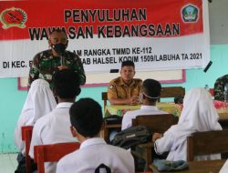 Kodim 1509/Labuha Berikan Materi Penyuluhan Wawasan Kebangsaan