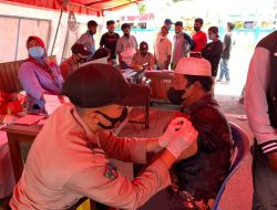 Tim Vaksinator Mabes Polri Mulai Action Di Halsel