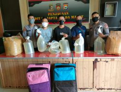 Ditsamapta Gagalkan Penyelundupan Miras Jenis Captikus
