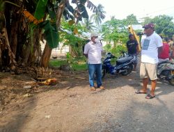 Bupati Halsel Tinjau Langsung Pekerjaan Jalan Lingkar Pulau Makian