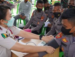 Polda Malut Gelar Kegiatan Donor Darah Sambut Hut Ke-71 Polairud