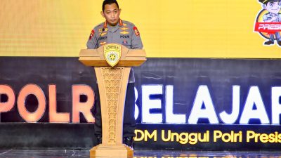 Kapolri : SDM Harus Jadi Koki Ciptakan kompetensi nilai etika Personel yang Diharapkan dan dipercaya Masyarakat