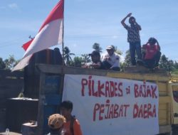 Aksi GEMAR Morotai Protes Hasil Seleksi Cakades
