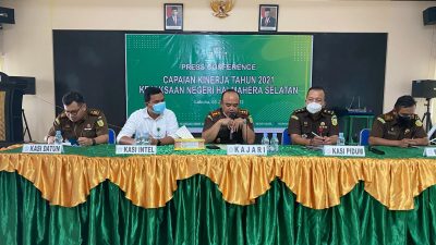 Kejari Halsel Beberkan Capaian Kerja Sepanjang 2021, Berikut Rinciannya
