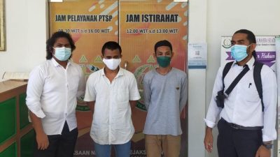 Berkas P.21 Tersangka Pencurian Motor dan BB Diserahkan Ke Kejari Halsel