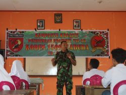 Kodim 1509/Labuha Gelar  Kampanye Kreatif Penerimaan Prajurit TNI AD 2022