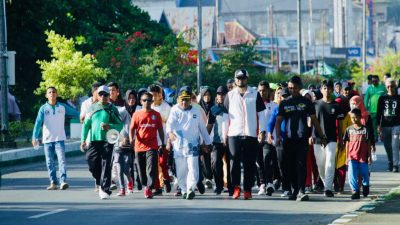 Wakil Bupati Halmahera Selatan Lepas Peserta Jalan Sehat
