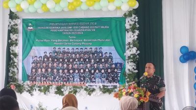 Paud Kartika Jaya XIII-18 Kodim 1509/Labuha Gelar Pelepasan dan Perpisahan 72 Orang Siswa