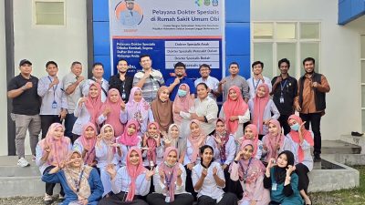 Bupati Bassam Kasuba Pastikan Masyarakat Obi Sehat,