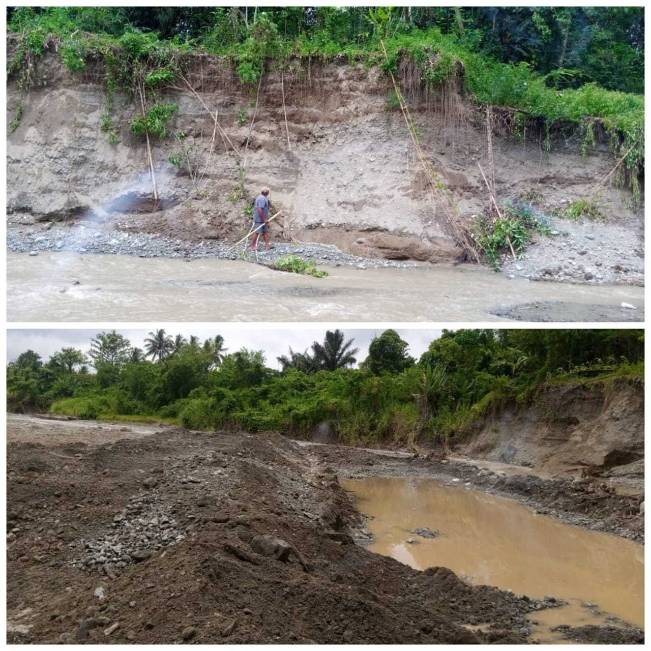 Kebun Warga Terancam Longsor Akibat Aktivitas Galian C Milik H. Ali Abusama