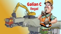 Galian C Milik Desa Amasing Kota Utra  Ilegal